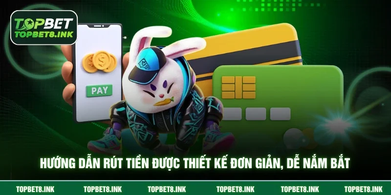 Hướng dẫn rút tiền được thiết kế đơn giản, dễ nắm bắt