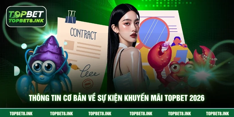Thông tin cơ bản về sự kiện khuyến mãi Topbet 2026